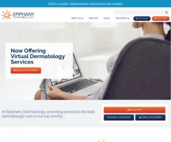 Epiphanydermatology.com(Epiphany Dermatology) Screenshot