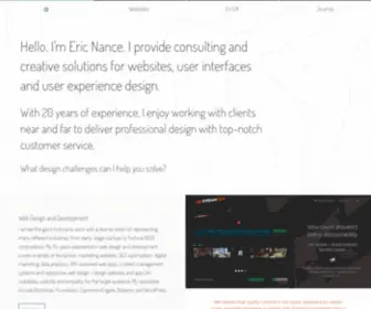 Epiphanygraphics.com(Eric Nance) Screenshot