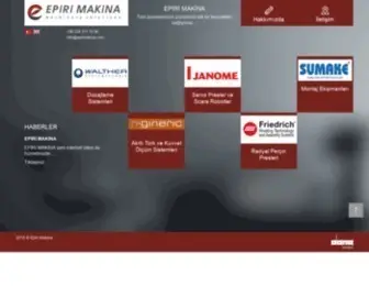 Epirimakina.com(Ana Sayfa) Screenshot