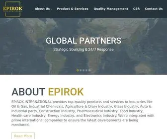 Epirokintl.com(Epirok International) Screenshot