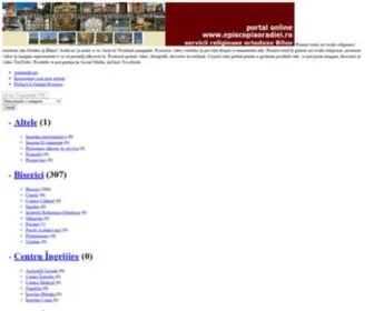 Episcopiaoradiei.ro(Director web articole) Screenshot
