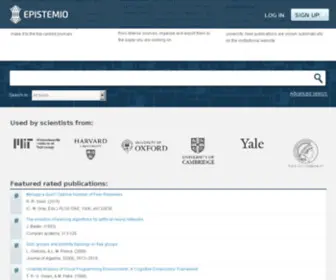 Epistemio.com(Epistemio) Screenshot