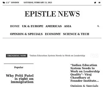 Epistlenews.co.uk(News, Insights, Opinion & Analysis) Screenshot