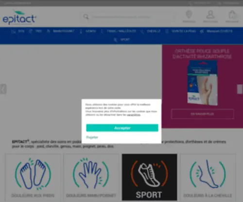 Epitact.com(La boutique officielle Epitact) Screenshot