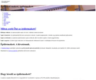 Epiteszeti-Makett.hu(ĂpĂ­tĂŠszeti) Screenshot