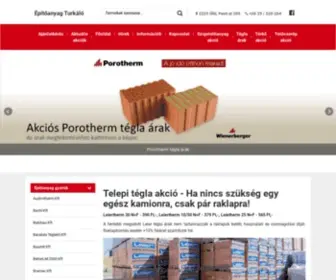 Epitoanyagturkalo.hu(Építőanyag a legjobb áron) Screenshot