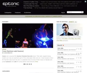 Epitonic.com(The Center of Sound Returns) Screenshot
