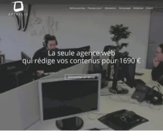 Epixelic.com(Création de sites Internet à Paris) Screenshot