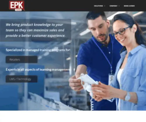 Epktraining.com(EPK Traininig Solutions) Screenshot