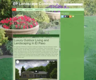 Eplandscapecontractors.com(Landscaping El Paso Texas) Screenshot