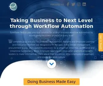 Eplatformtech.com(We accelerate the value of the cloud during every phase of digital transformation. Eplatform Tech) Screenshot