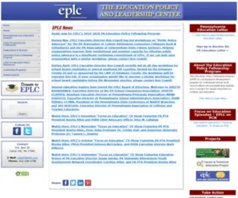 EPLC.org(The Education Policy and Leadership Center) Screenshot