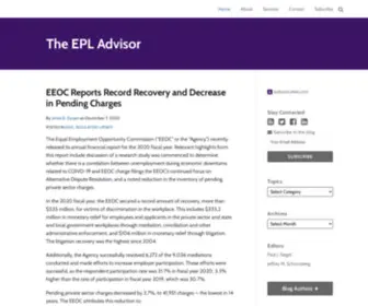 Eplriskmitigation.com(The EPL Advisor) Screenshot