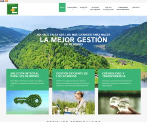 Eplus-Residuos.com(EPLUS (Gestor integral de residuos)) Screenshot