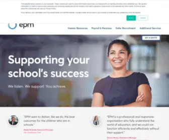 EPM.co.uk(Supporting schools' success) Screenshot