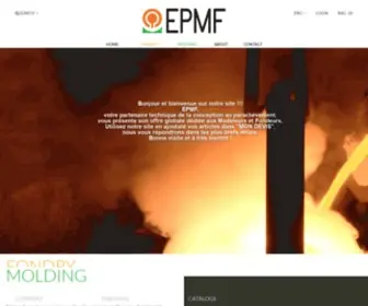 EPMF.eu(EPMF, europeenne de produits et materiels de fonderie et modelage) Screenshot