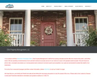 EPMLLC.com(Elite Property Management) Screenshot