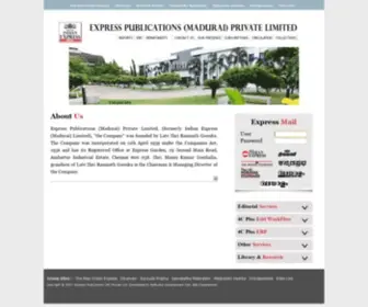 EPMLTD.com(Express Publications (Madurai) Private Limited) Screenshot