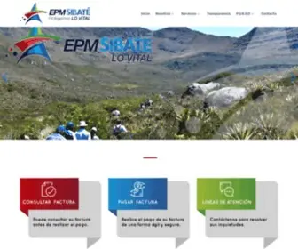 Epmsibate.com(Sibaté) Screenshot