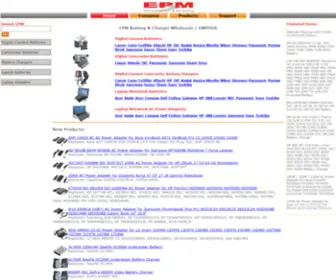 Epmusa.net(EPM Battery & Charger Wholesale) Screenshot