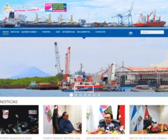 EPN.com.ni(Empresa Portuaria Nacional EPN) Screenshot