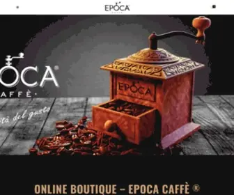 Epoca-Caffe.com(Boutique en ligne de Café Italien) Screenshot