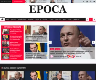 Epoca.ro(Cele mai noi știri online din România) Screenshot