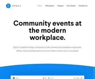 Epochapp.com(Employee Experience Platform & Engagement Tools) Screenshot