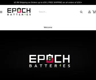 Epochbatteries.com(EPOCH Batteries) Screenshot