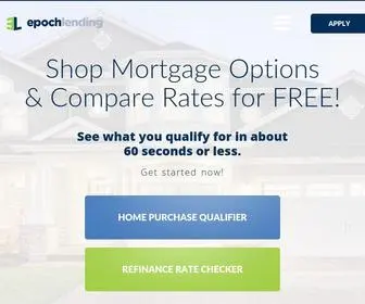 Epochlending.com(Epoch Lending) Screenshot