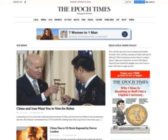 Epochtimes.today(The Epoch Times (Singapore)) Screenshot