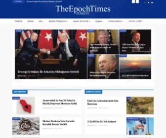 Epochtimestr.com(The Epoch Times TR) Screenshot