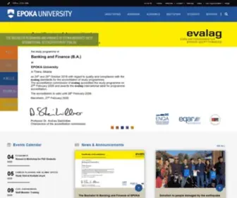 Epoka.edu.al(EPOKA University) Screenshot