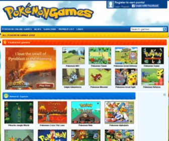 Epokemon.com(Pokemon Games) Screenshot