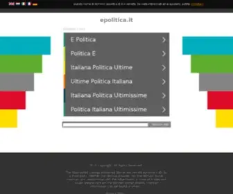 Epolitica.it(Milano blog) Screenshot