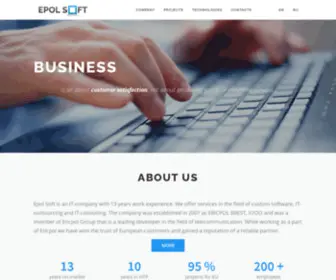 Epolsoft.com(Belarusian IT) Screenshot