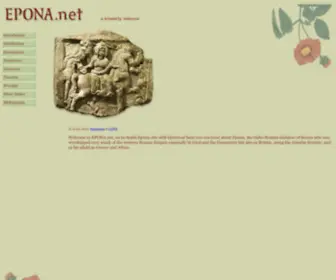 Epona.net(A scholarly resource) Screenshot