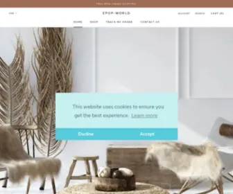 Epop-World.com(Create an Ecommerce Website and Sell Online) Screenshot