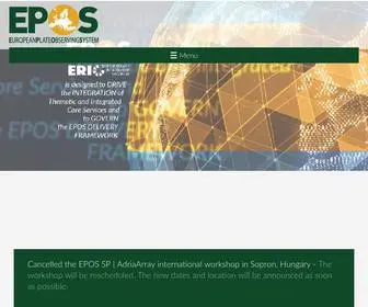 Epos-EU.org(The EPOS vision) Screenshot