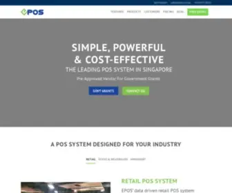 Epos.com.sg(EPOS POS System) Screenshot