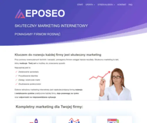 Eposeo.com(Skuteczny marketing internetowy) Screenshot