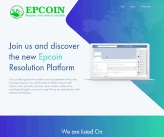 Epowercoin.club(Epcoin-Resolution on online Platforms) Screenshot