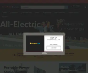 Epowerusa.com(All-electric power revolution) Screenshot