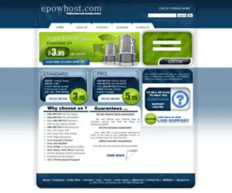 Epowhost.com(Unlimited Domain Hosting) Screenshot