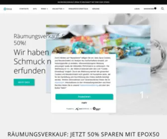 Epox-SChmuck.de(Schmuck aus Epoxidharz und Holz) Screenshot