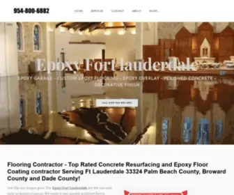 Epoxyfortlauderdale.com(Epoxy Garage Experts) Screenshot