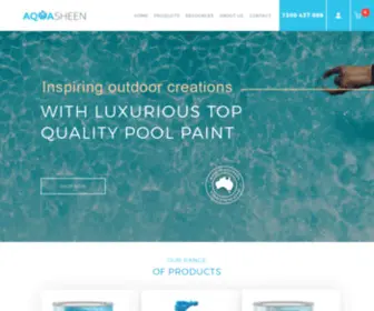 Epoxypoolpaint.com.au(AquaSheen Epoxy Pool Paint) Screenshot