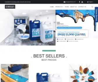 Epoxyresinsupplier.com(Industrial floor paint suppliers) Screenshot