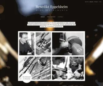 Eppelsheim.com(Benedikt Eppelsheim Blasinstrumente) Screenshot