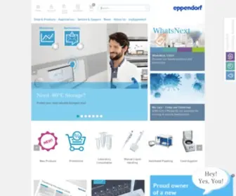 Eppendorf.dk(Eppendorf SE) Screenshot